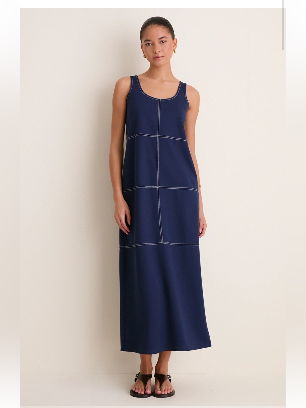 TUCKERNUCK Navy Ponte Violette Column Dress NWT